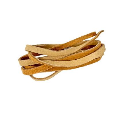 Picture of Cream Deer Skin Lace, 3/16" W x 40" L