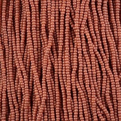 Picture of Size 10/0, Preciosa Czech Seed Beads, PermaLux Dyed Chalk Light Brown, Sold by the Hank