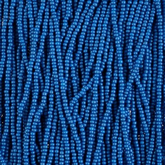 Picture of Size 10/0, Preciosa Czech Seed Beads, PermaLux Dyed Chalk Blue, Sold by the Hank