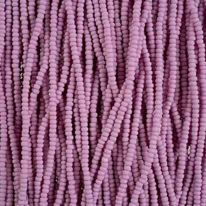 Picture of Size 10/0, Preciosa Czech Seed Beads, PermaLux Dyed Chalk Violet Matte, Sold by the Hank