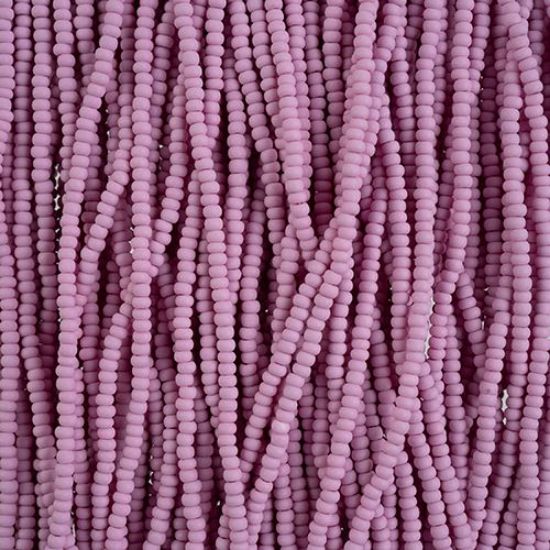 Picture of Size 10/0, Preciosa Czech Seed Beads, PermaLux Dyed Chalk Violet Matte, Sold by the Hank