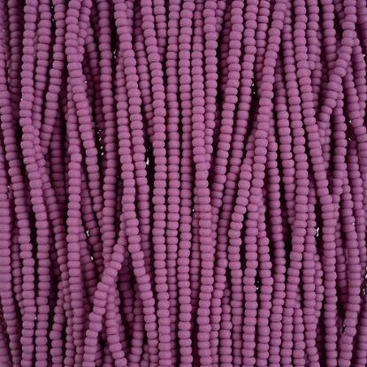 Picture of Size 10/0, Preciosa Czech Seed Beads, PermaLux Dyed Chalk Purple Matte, Sold by the Hank