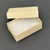 Picture of Oatmeal Groove Cotton Filled Gift Box, 2-1/2" W x 1-1/2" L x 7/8" H, Sold individually.
