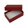 Picture of Brick Red Cotton Filled Gift Box, 2-1/2" W x 1-1/2" L x 7/8" H, Sold individually.