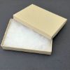 Picture of Oatmeal Groove Cotton Filled Gift Box, 5-1/4" W x 3-3/4" L x 7/8" H, Sold individually.