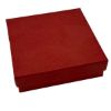 Picture of Brick Red Cotton Filled Gift Box, 3-1/2" W x 3-1/2" L x 1" H, Sold individaully.