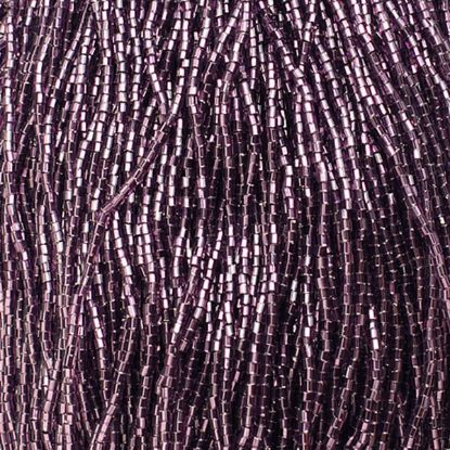Picture of 2-Cut Size 10/0, Preciosa Czech Seed Bead, Silver-Lined Dark Purple , Sold by the Hank