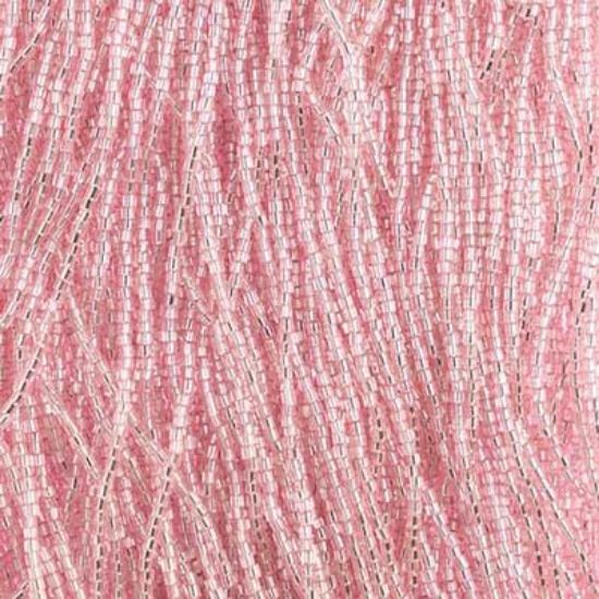 Picture of 2-Cut Size 10/0, Preciosa Czech Seed Bead, Silver-Lined Light Pink, Sold by the Hank