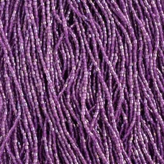 Picture of 2-Cut Size 10/0, Preciosa Czech Seed Bead, Opaque Purple Iris, Sold by the Hank
