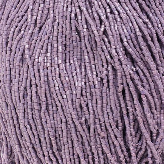 Picture of 2-Cut Size 10/0, Preciosa Czech Seed Bead, Opaque Mauve, Sold by the Hank