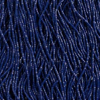 Picture of 2-Cut Size 10/0, Preciosa Czech Seed Bead, Opaque Royal Blue, Sold by the Hank