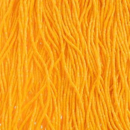 Picture of 2-Cut Size 10/0, Preciosa Czech Seed Bead, Opaque Light Orange, Sold by the Hank