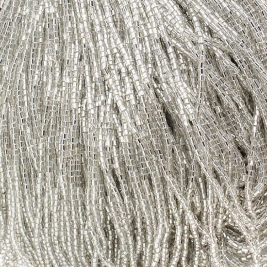 Picture of 2-Cut Size 10/0, Preciosa Czech Seed Bead, Silver-Lined Crystal, Sold by the Hank