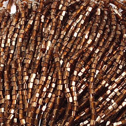 Picture of 2-Cut Size 10/0, Preciosa Czech Seed Bead, Bronze, Sold by the Hank