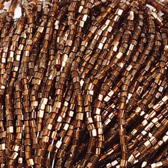 Picture of 2-Cut Size 10/0, Preciosa Czech Seed Bead, Bronze, Sold by the Hank