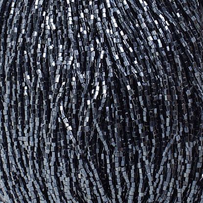 Picture of 2-Cut Size 10/0, Preciosa Czech Seed Bead, Gunmetal, Sold by the Hank