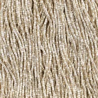 Picture of 2-Cut Size 10/0, Preciosa Czech Seed Bead, Metallic Silver Terra Color, Sold by the Hank