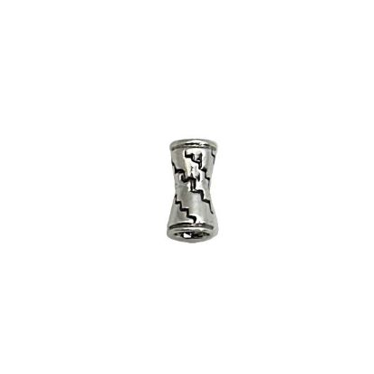 Picture of Sterling Silver Bone Bead 12mm, I.D. 3.25mm, JBB Finding