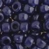 Picture of Plastic Navy Opaque Crow Beads, 9x6mm<br />100 Beads