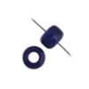 Picture of Plastic Navy Opaque Crow Beads, 9x6mm<br />100 Beads