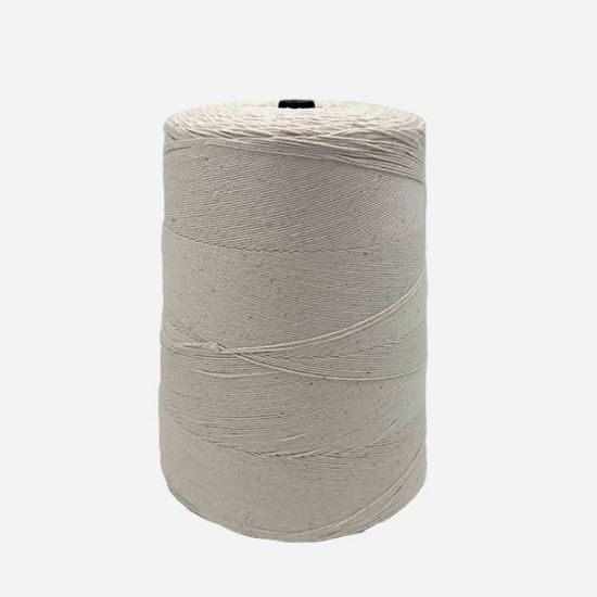 Picture of 4 Ply White Cotton Twine, Large Cone 9600ft