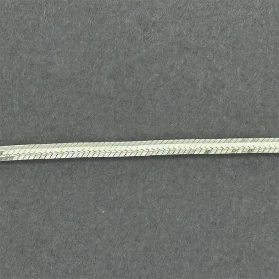 Picture of Sterling Silver Snake 8-Sided 2.30mm Chain, 18" Length, Made in Italy