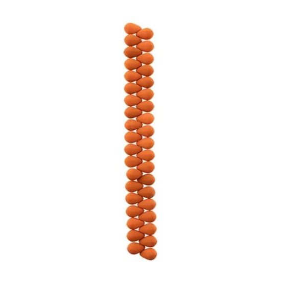 Picture of 6x9mm Czech Glass Bead Orange, 38 pieces