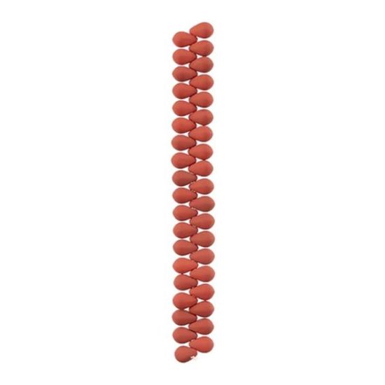 Picture of 6x9mm Czech Glass Bead Terracotta, 38 pieces