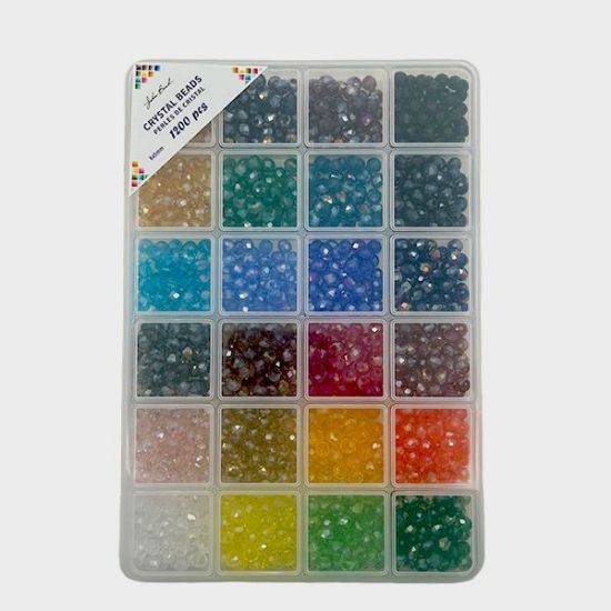 Picture of 6x5mm Round Crystal Bead