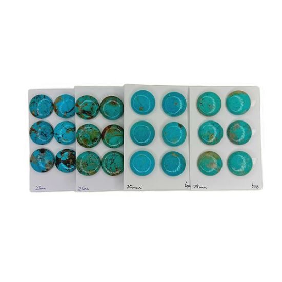 Picture of Stabilized Thunder Creek Turquoise Cabochon, 25mm Round