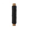 Picture of Black Wax Poly Thread 75 Feet .015 Inch