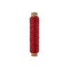Picture of Red Wax Poly Thread 75 Feet .015 Inch