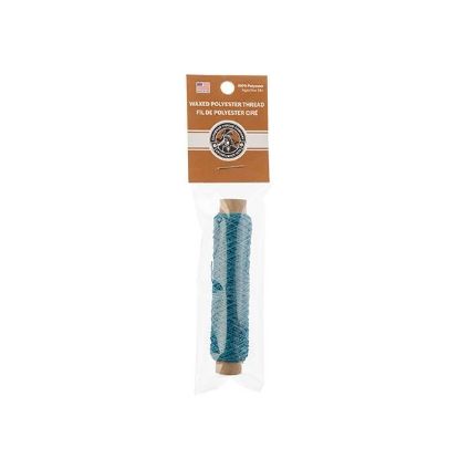 Picture of Turquoise Wax Poly Thread 75 Feet.015 Inch