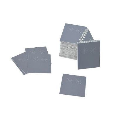 Picture of Grey Earring Card, 1-5/8" x 2", Sold per pkg of 100