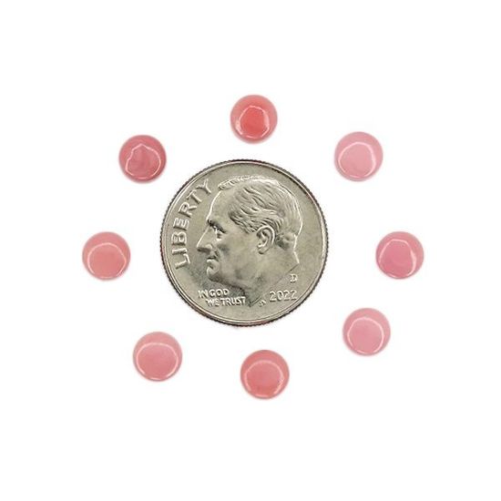 Picture of Pink Conch Shell Round Cabochon, 5mm