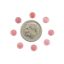 Picture of Pink Conch Shell Round Cabochon, 5mm