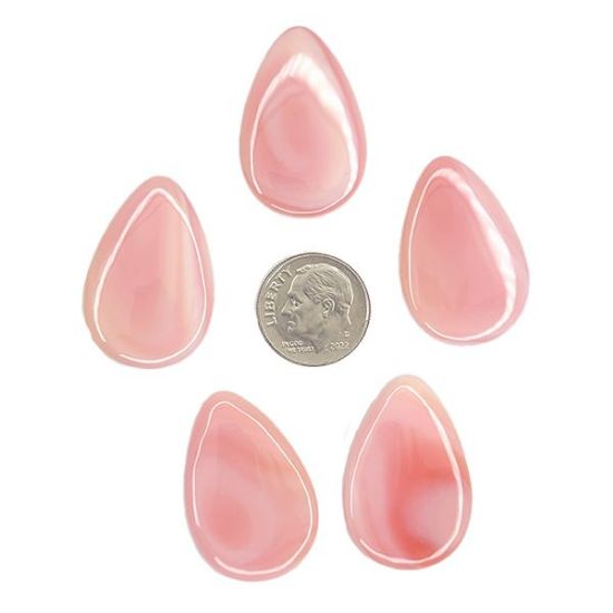 Picture of Pear Conch Shell Cabochon 20x30mm