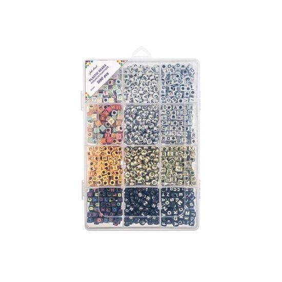 Picture of Alphabet Plastic Beads 2160 Pieces