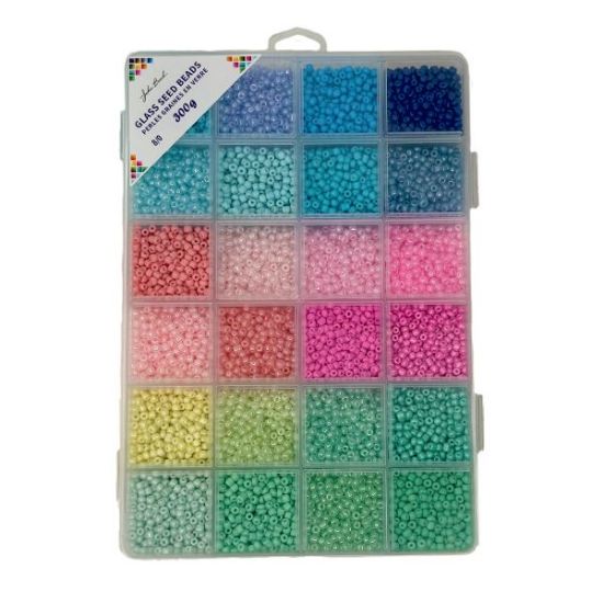 Picture of 8/0 Seed Bead Mixed Color #4