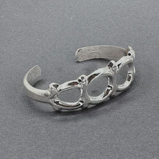 Picture of Sterling Silver "Rose" Sandcast Bracelet