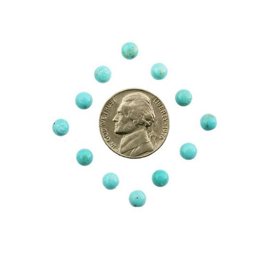 Picture of Royal Beauty Turquoise Cabochon, 5mm