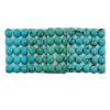 Picture of Turquoise Oval Stabilized Kingman Cabochon 10x12mm