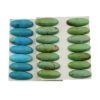 Picture of Turquoise Oval Stabilized Kingman Cabochon 8x22mm