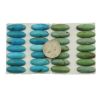 Picture of Turquoise Oval Stabilized Kingman Cabochon 8x22mm