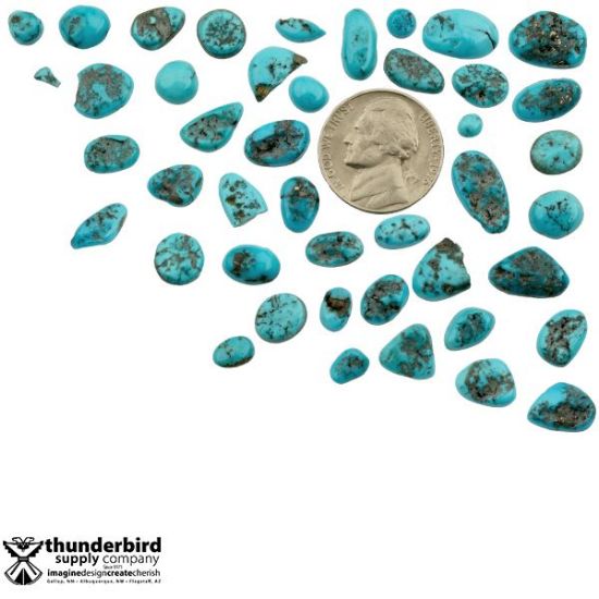 Picture of Assorted Enhanced No Back Arizona Cabochons