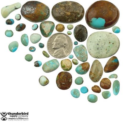 Picture of Miscellaneous Turquoise Cabochons