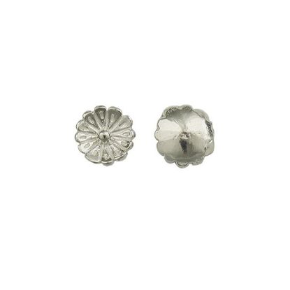 Picture of Sterling Silver Stamped Rosette 8mm