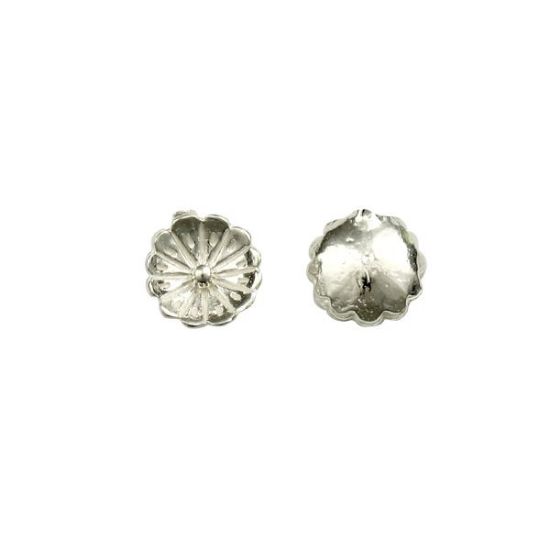 Picture of Sterling Silver Stamped Rosette 10mm