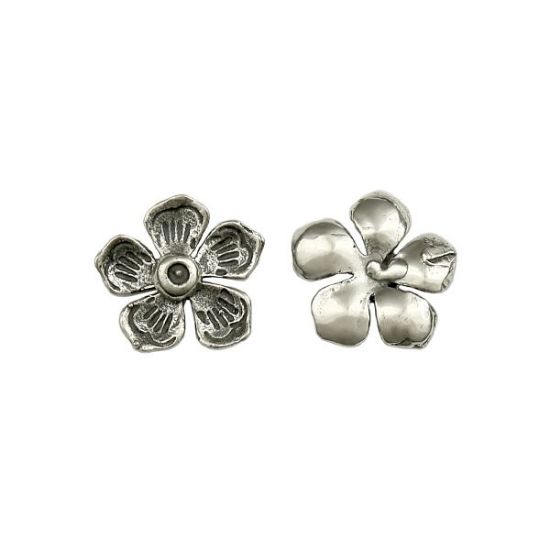 Picture of Sterling Silver Machine Cast Rosette 11/16 Inch Diameter