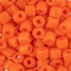 Picture of Czech Glass Rola Beads, Opaque Orange, 4.5mm